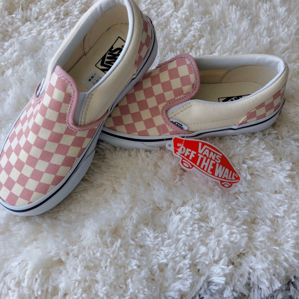 Vans For Girls size 2 CHECKERBOARD SLIP-ON